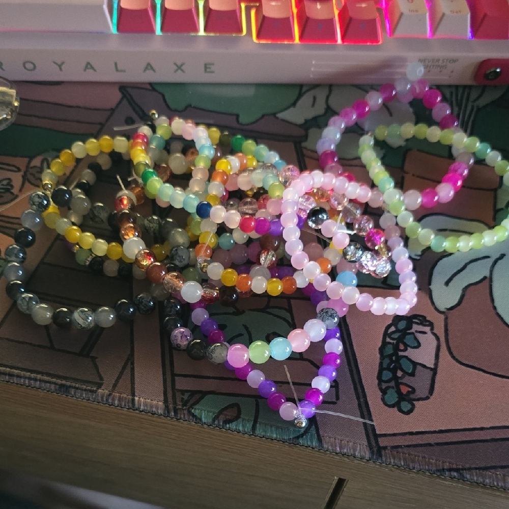 Hand Made Bracelets 2 For $10- Message For Specific Colors If Wanted
